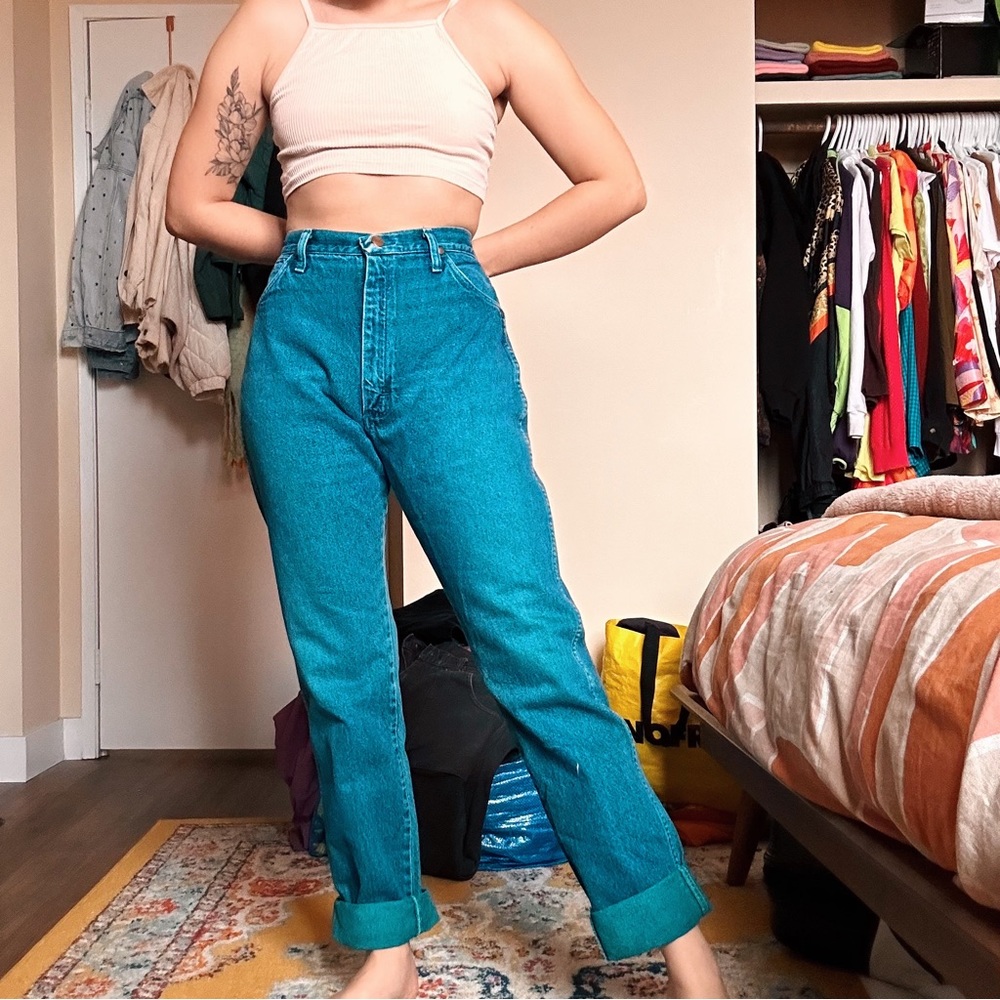 Vintage Wrangler High Waisted Cowboy Cut Jeans